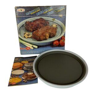 Nordic Ware Betty Crocker Microwave Browning Griddle with Box and Instructions